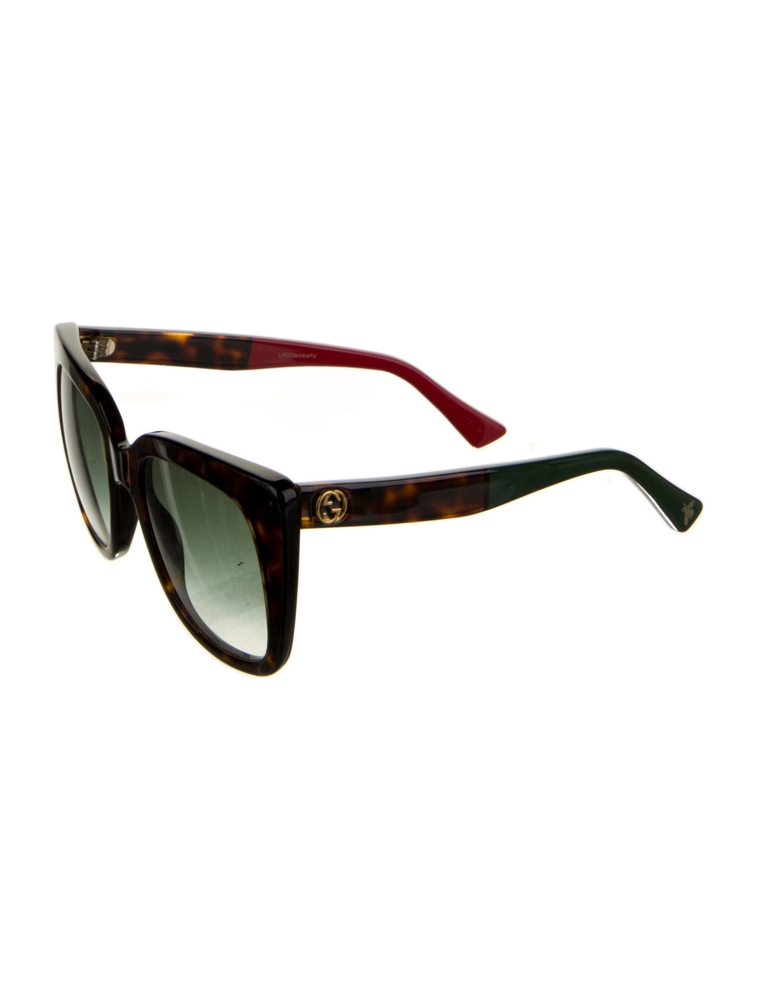 Gucci Web Accent Oversize Sunglasses