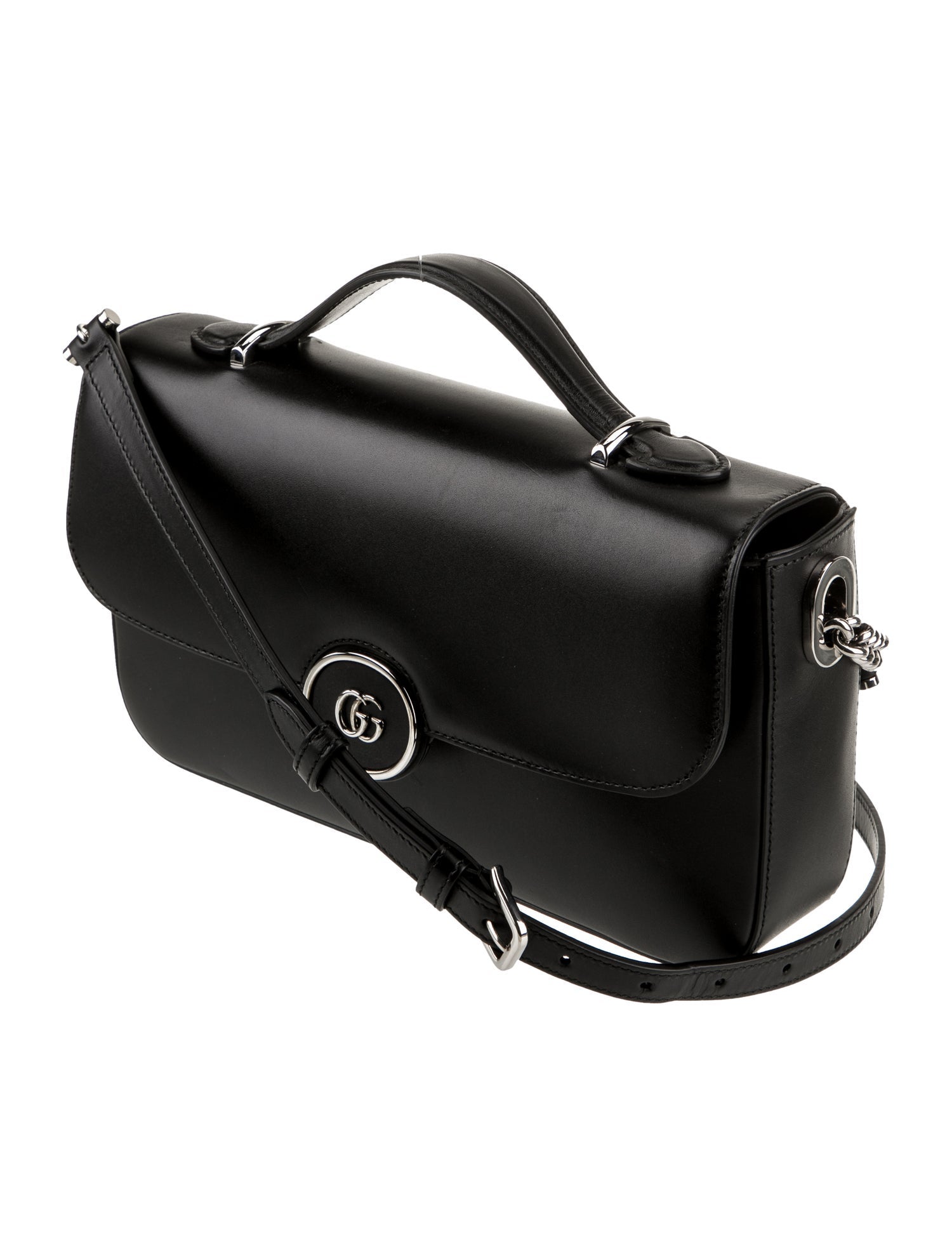 Gucci Leather Top Handle Bag