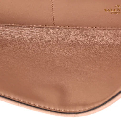 Valentino Garavani Roman Stud Wallet on Chain Quilted Leather