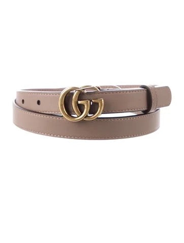 Gucci Skinny Leather Belt