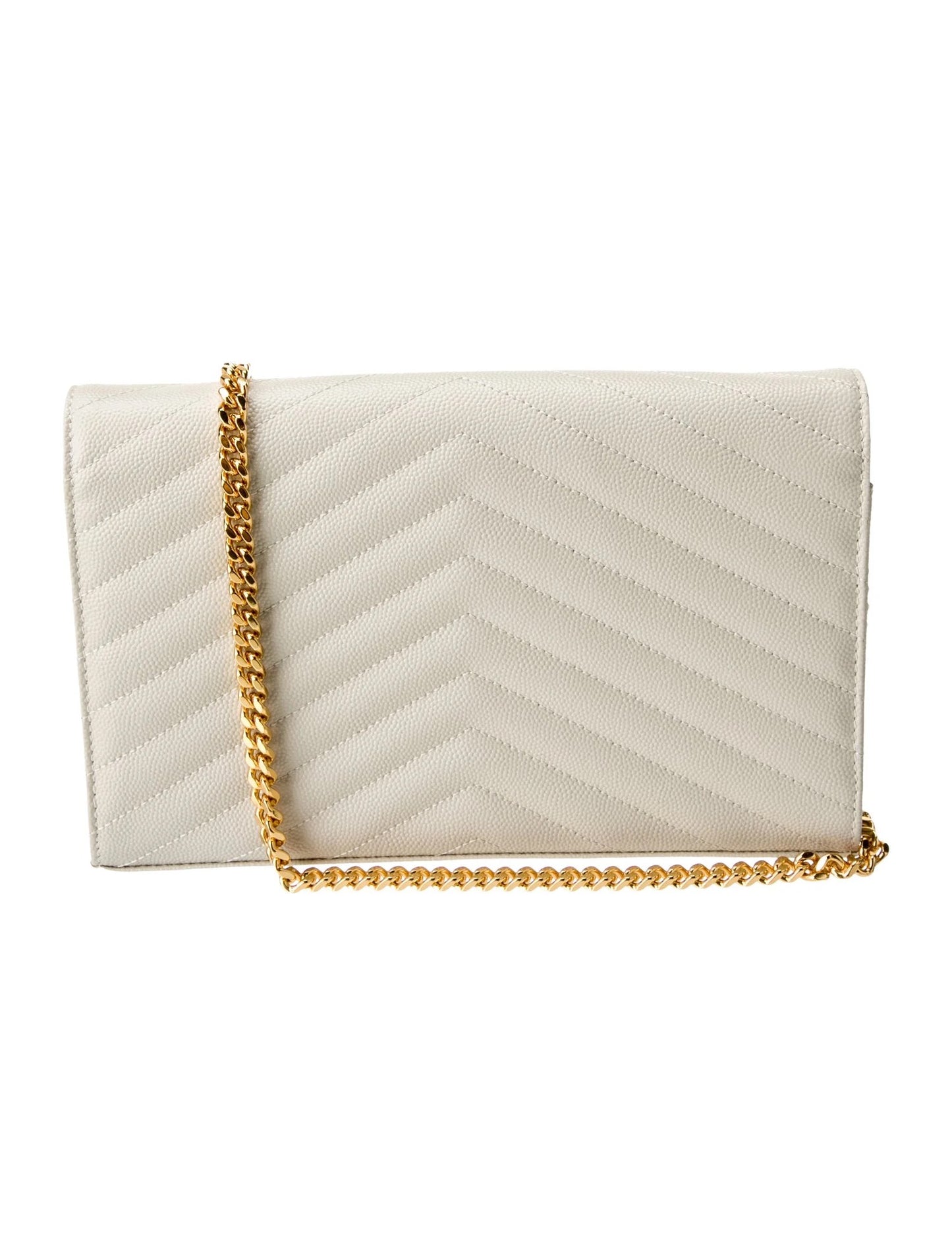 Saint Laurent Leather Clutch 2022