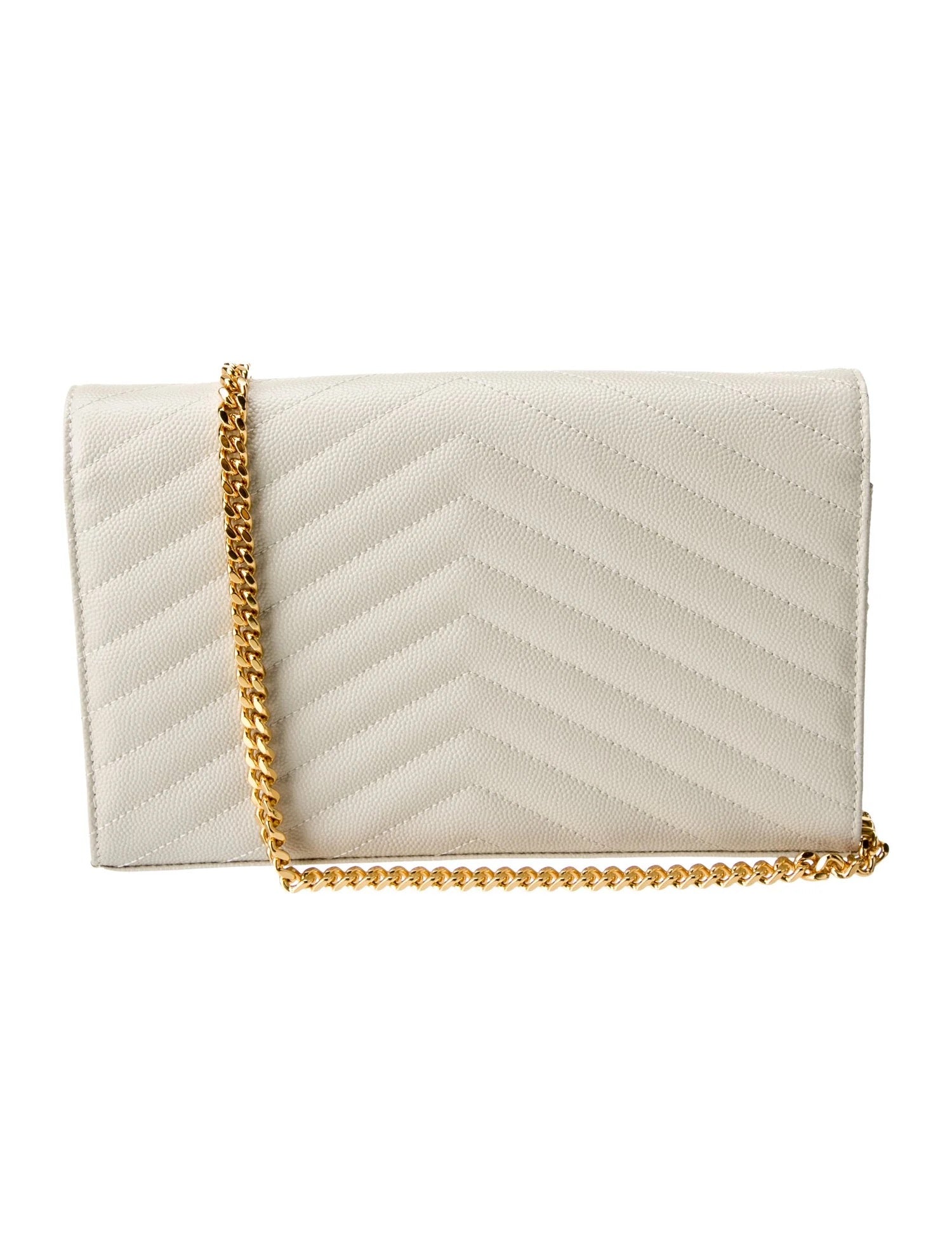 Saint Laurent Leather Clutch 2022