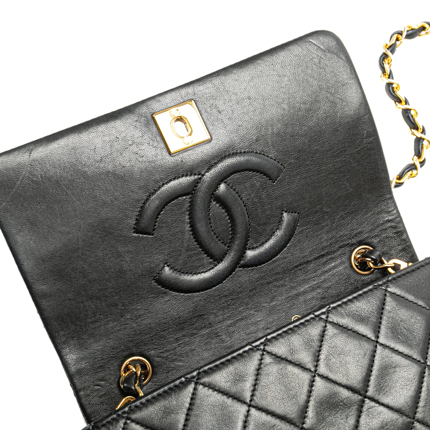 Chanel Mini CC Quilted Lambskin Full Flap