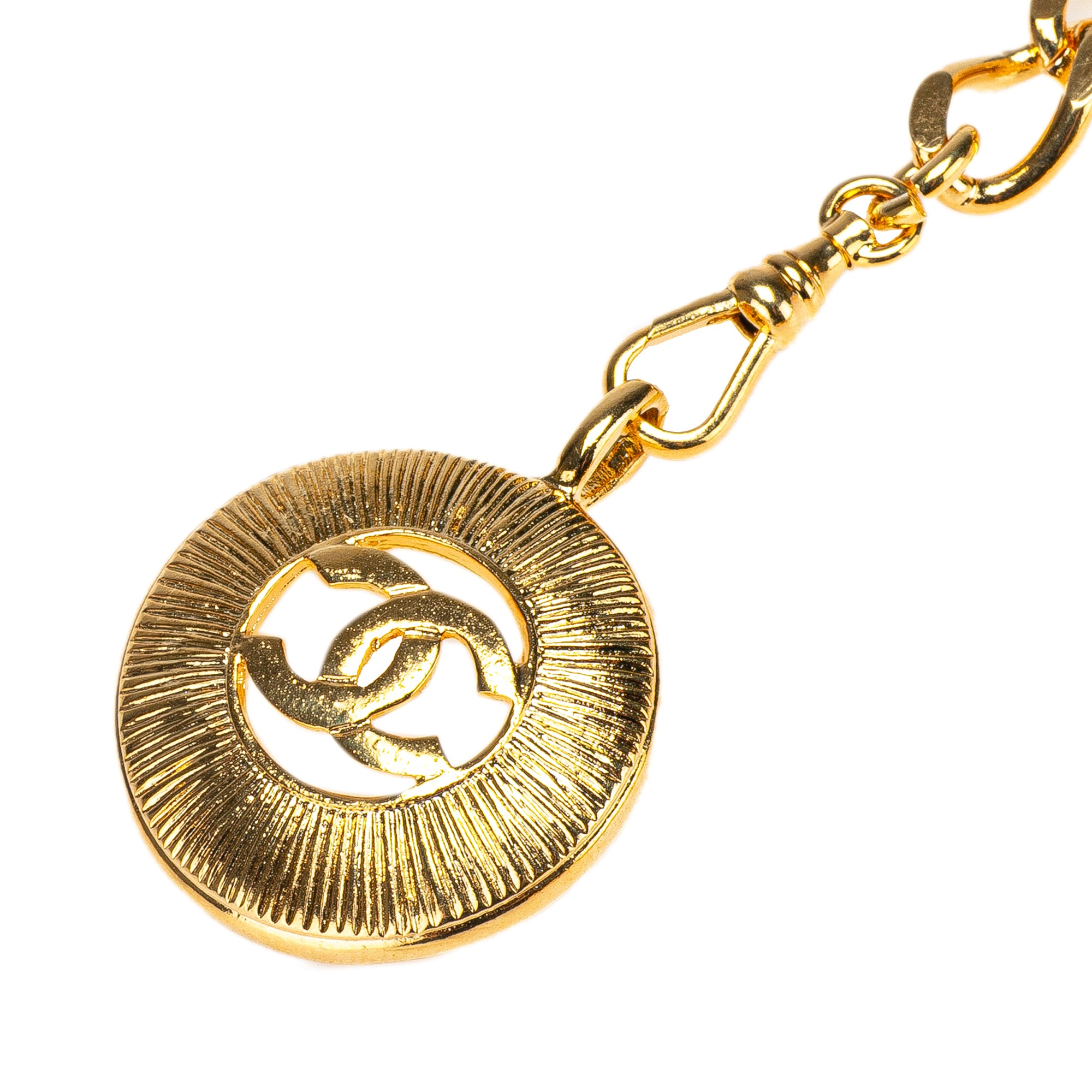 Chanel Gold Plated CC Round Chain Belt