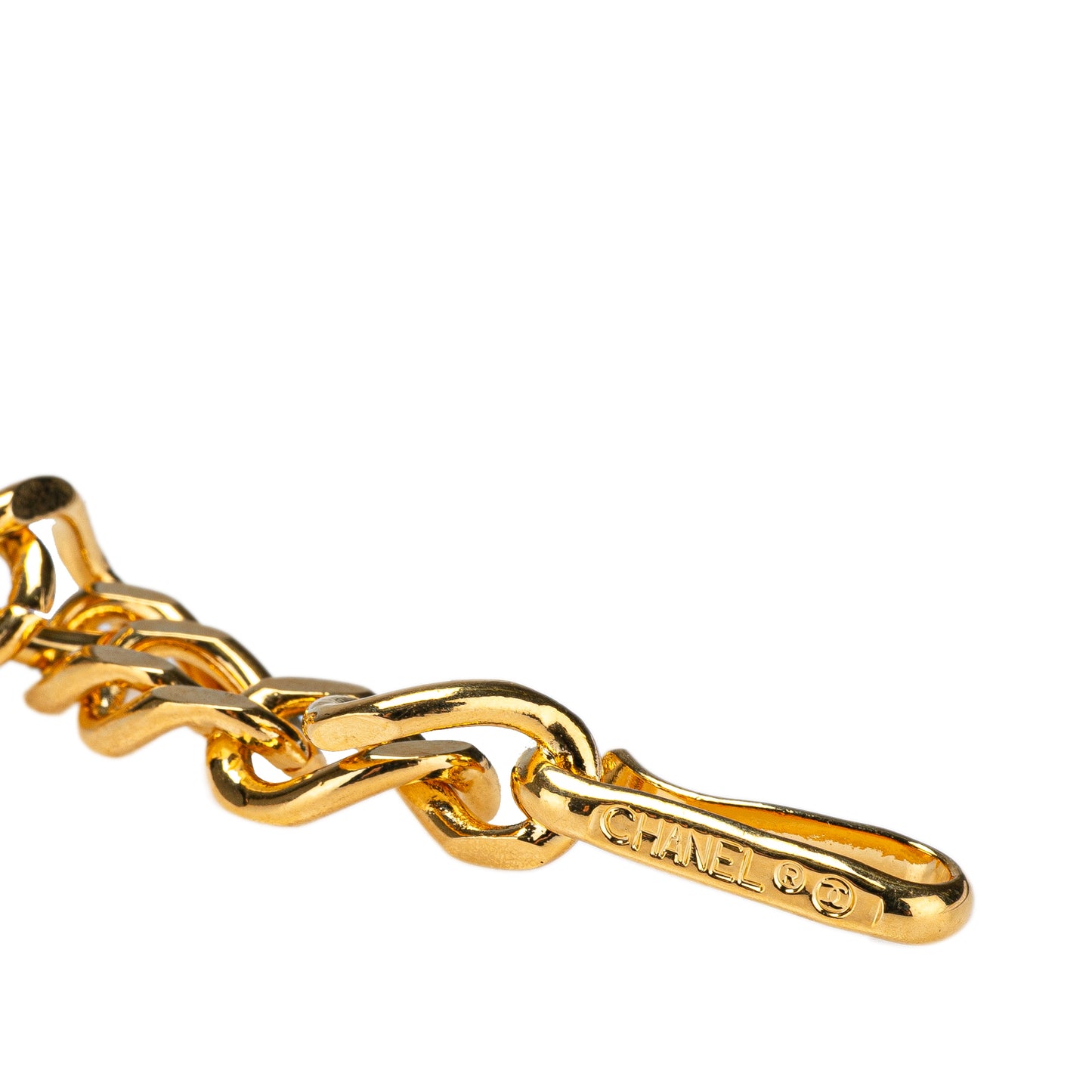Chanel Gold Plated CC Round Chain Belt
