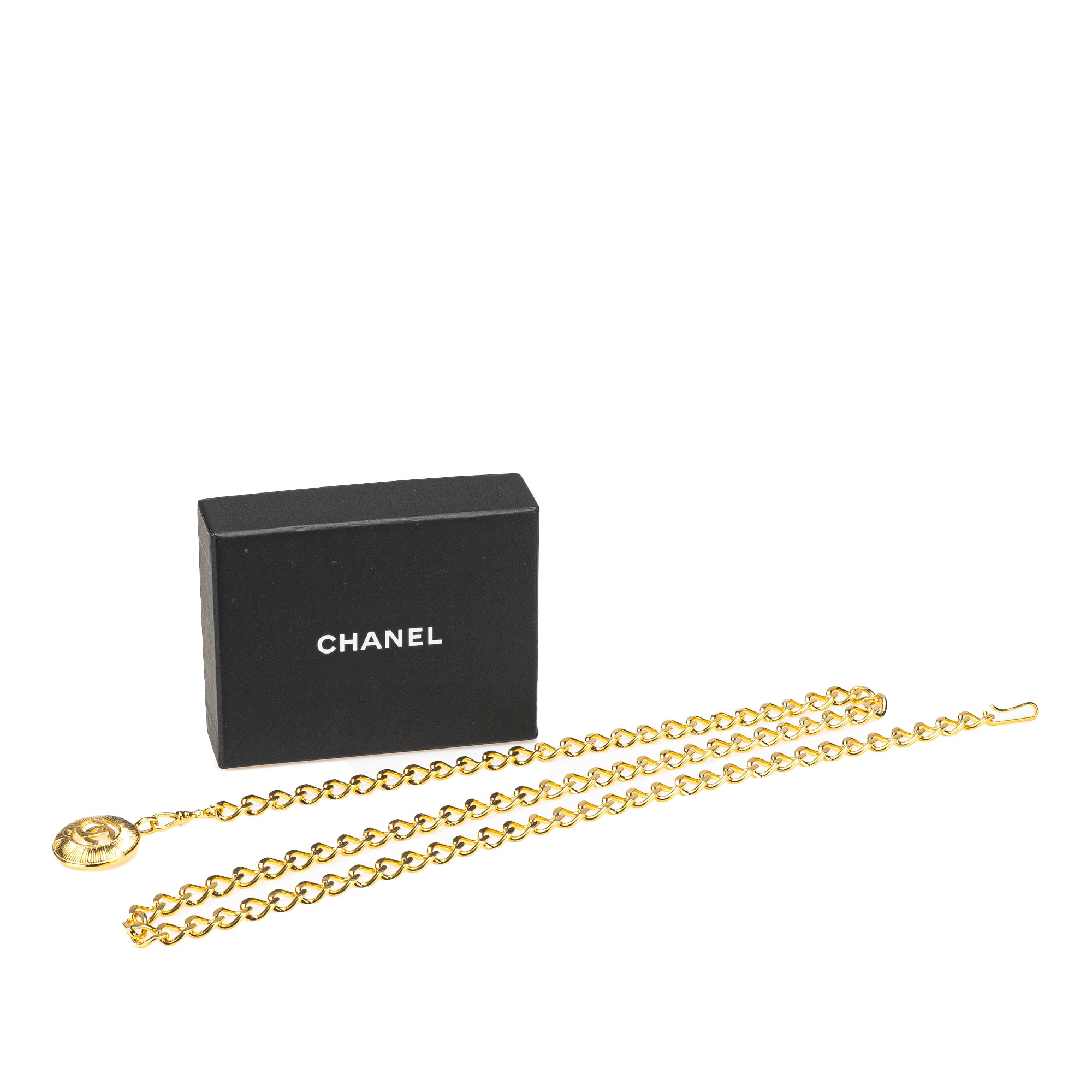 Chanel Gold Plated CC Round Chain Belt