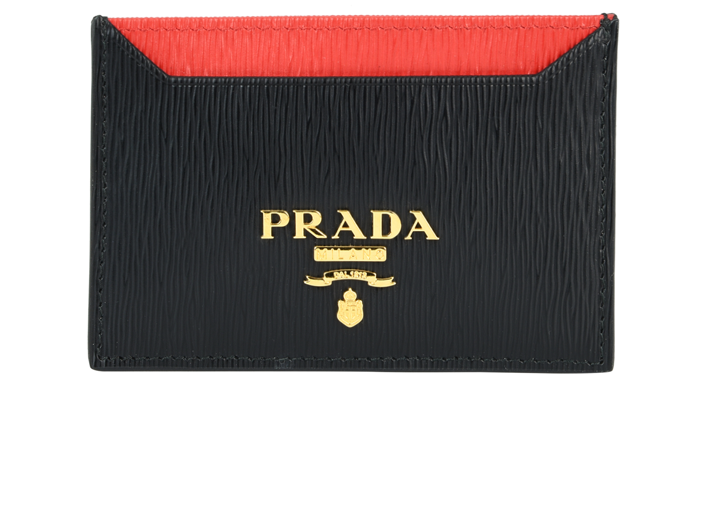 New Prada Bi-Colour Card Holder