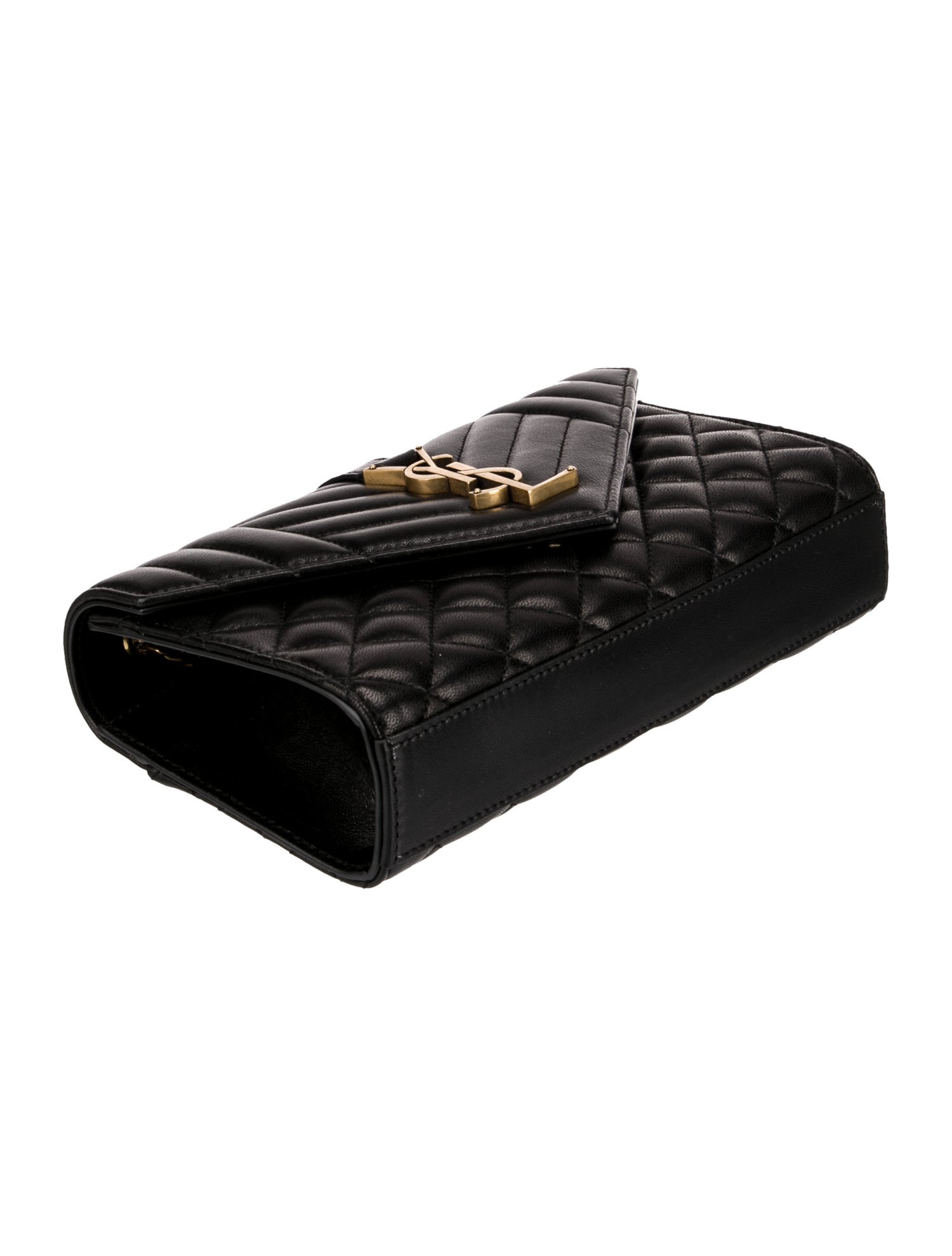 Saint Laurent Leather Envelope Small 2023