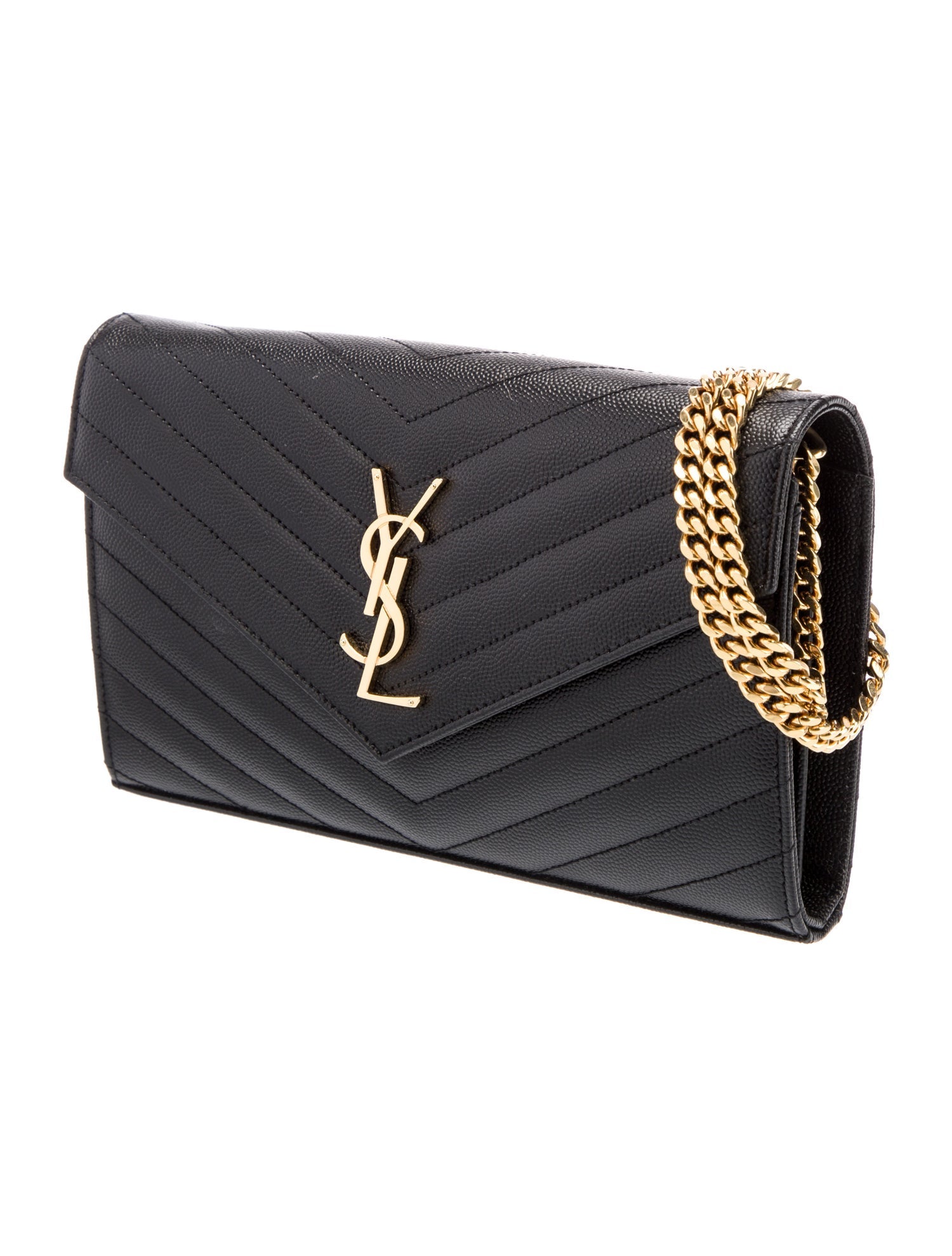 Saint Laurent Chevron Envelope