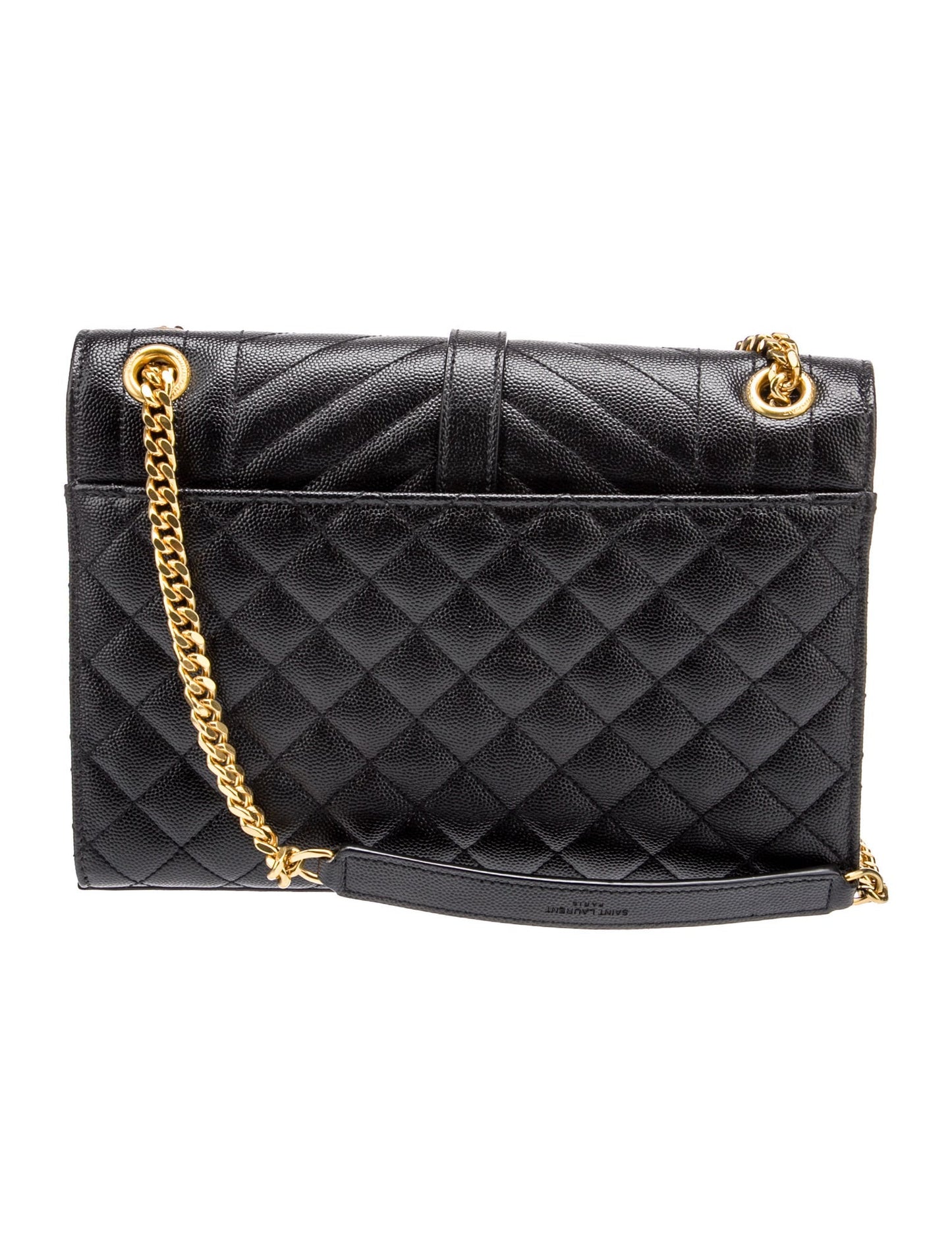 Saint Laurent Leather Envelope Medium