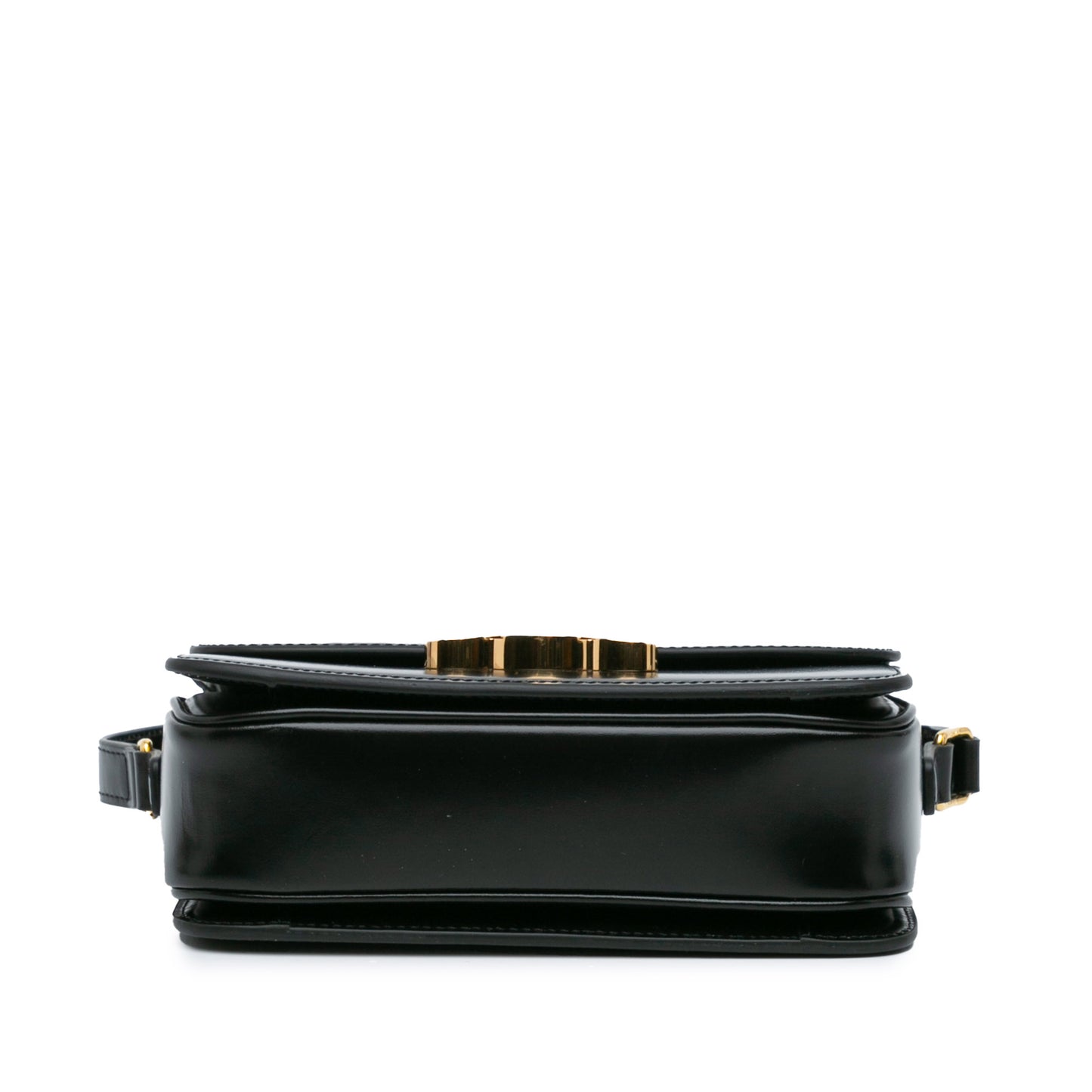 Celine Teen Shiny Calfskin Triomphe Crossbody