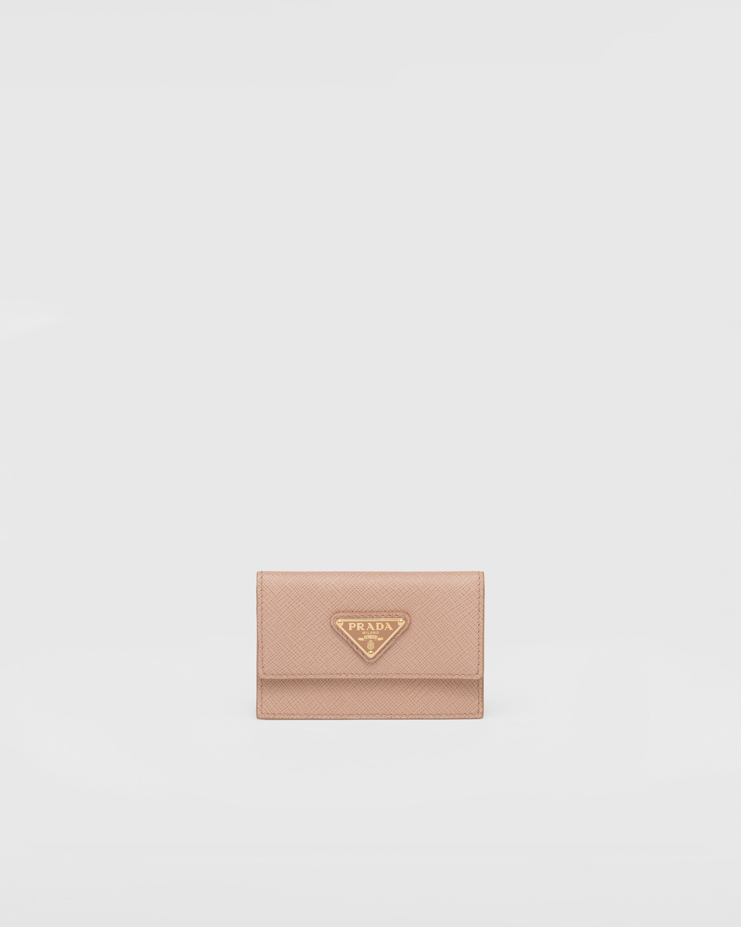 New Prada Saffiano leather card holder