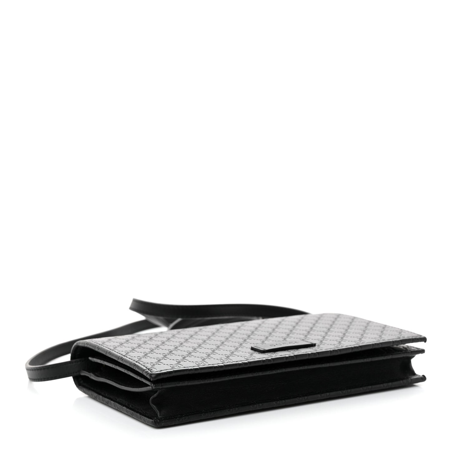 Gucci Microguccissima Crossbody Wallet Black