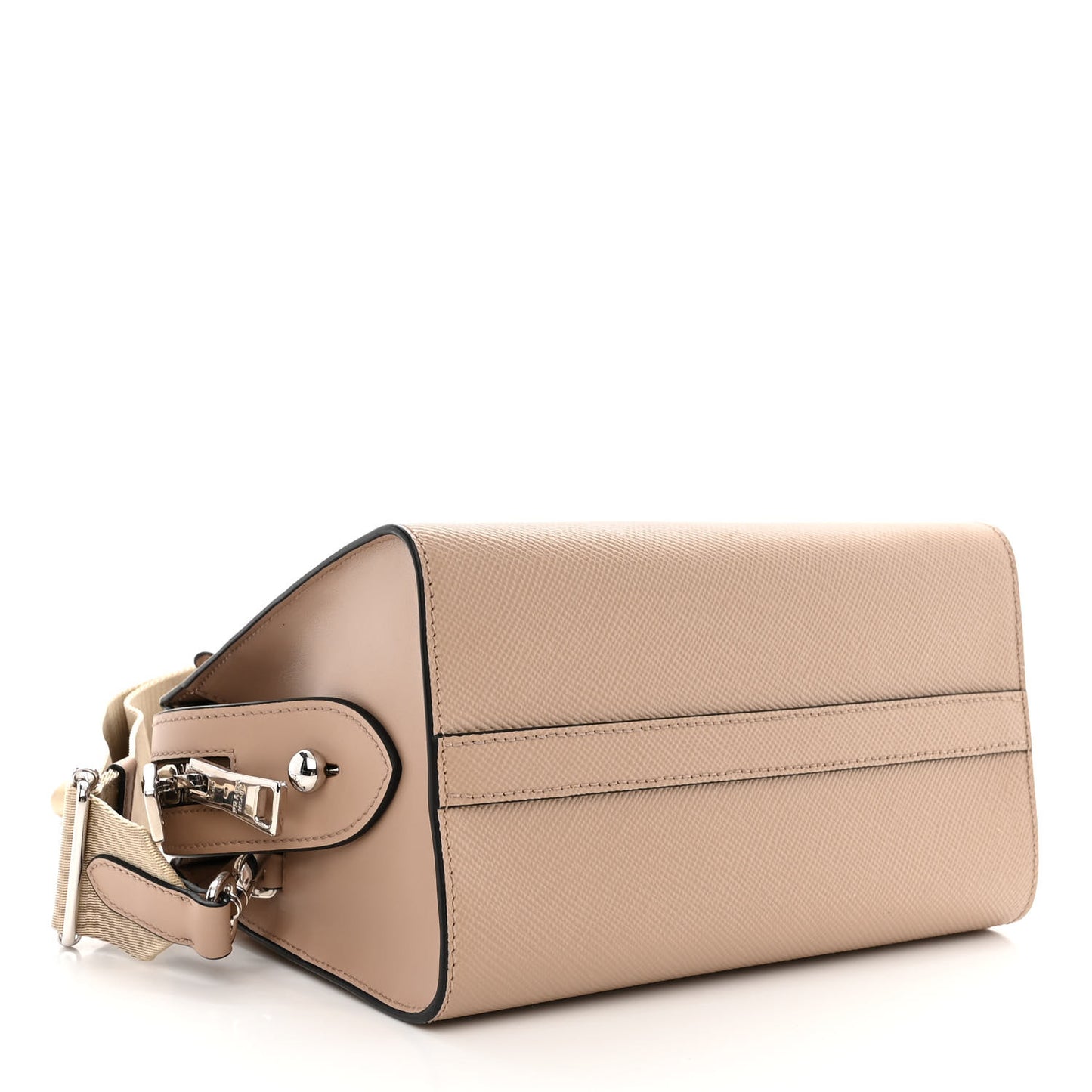 New Prada Saffiano Cuir Leather Handbag Beige
