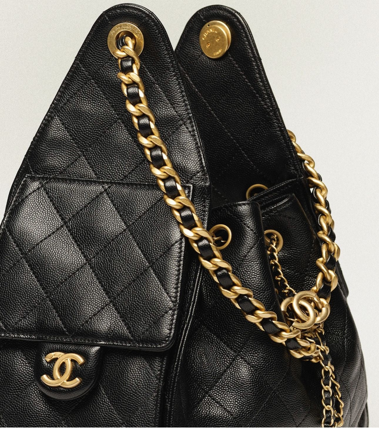 Chanel 25 Small Black Caviar