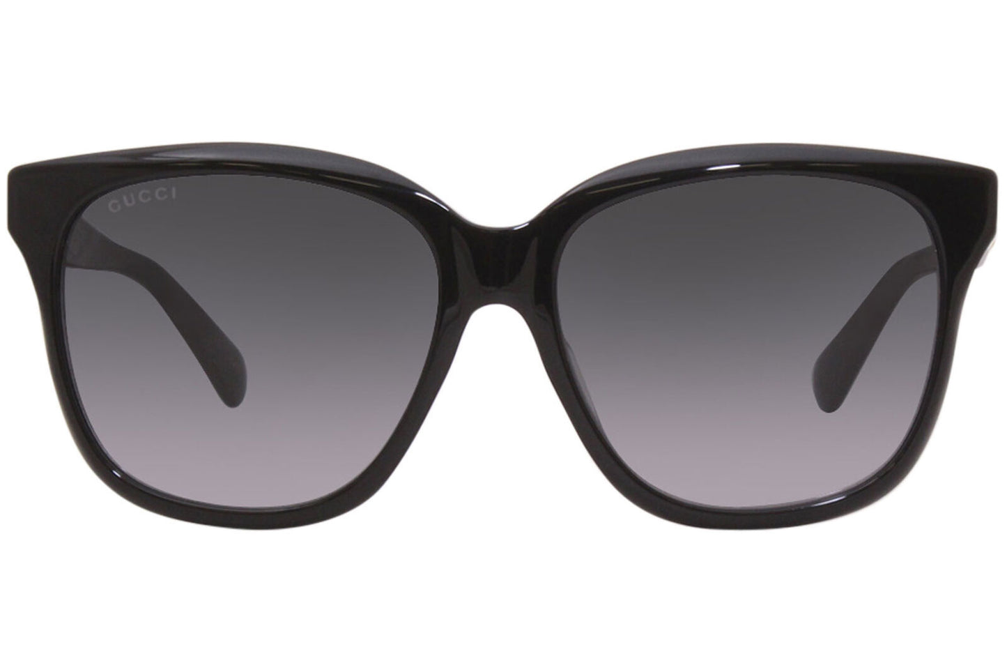 New Gucci Black / Grey Gradient Ladies Sunglasses