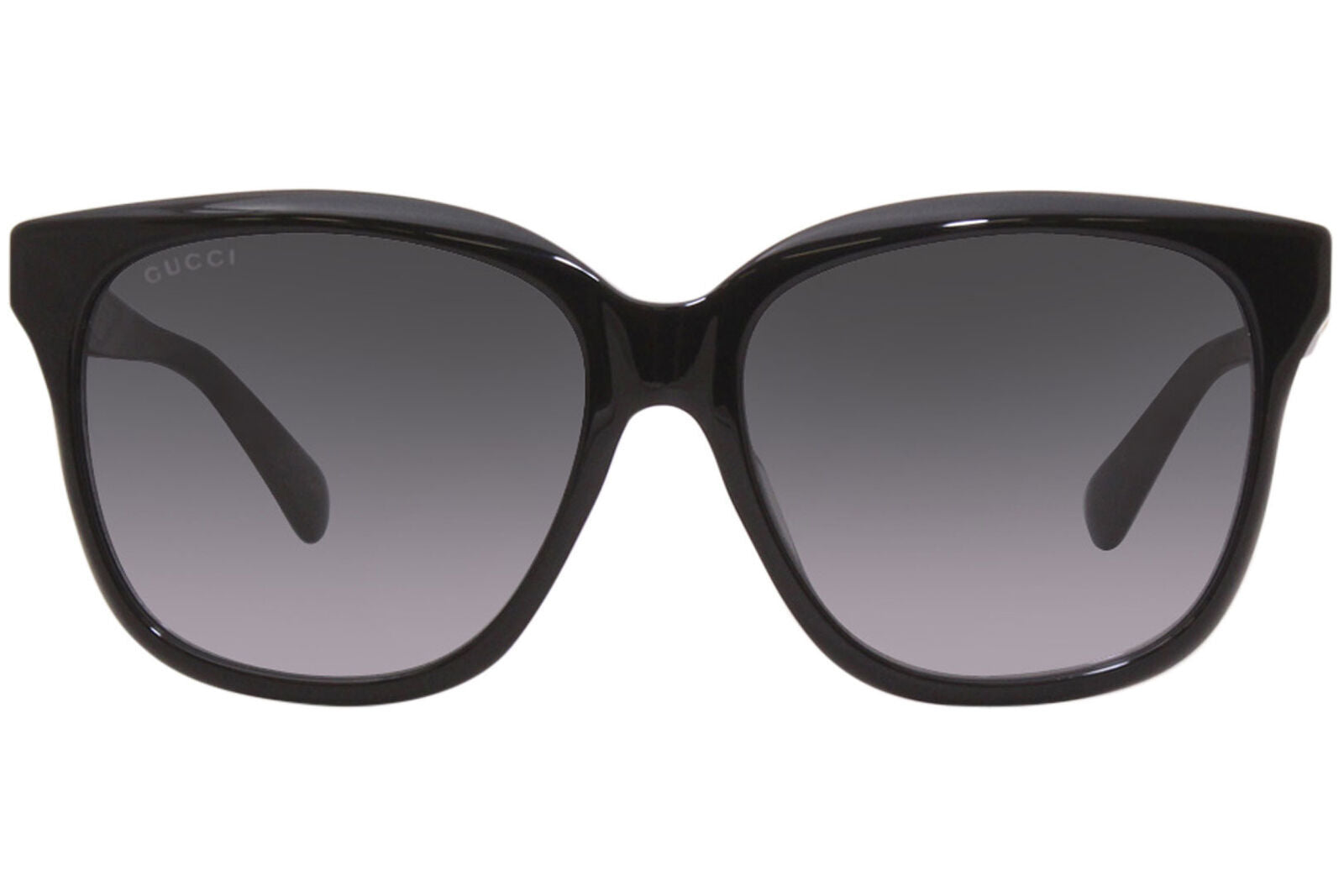 New Gucci Black / Grey Gradient Ladies Sunglasses