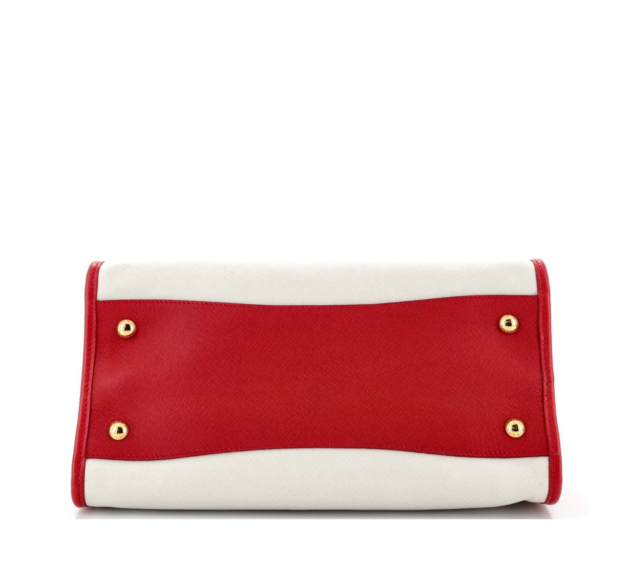 Prada Soft Triple Zip Satchel Saffiano Leather