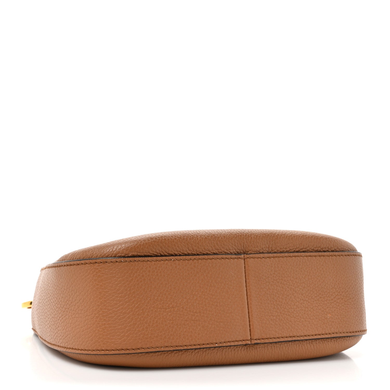 New Prada  Vitello Phenix Small Zippered Messenger Hobo Cammeo