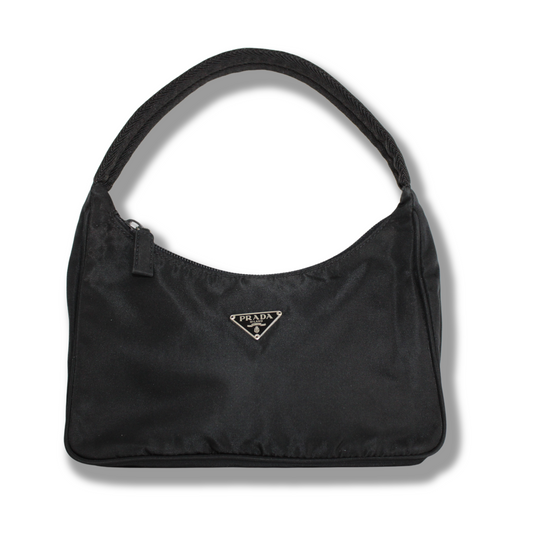 PRADA Tessuto Nylon Sport Mini Shoulder Bag Black