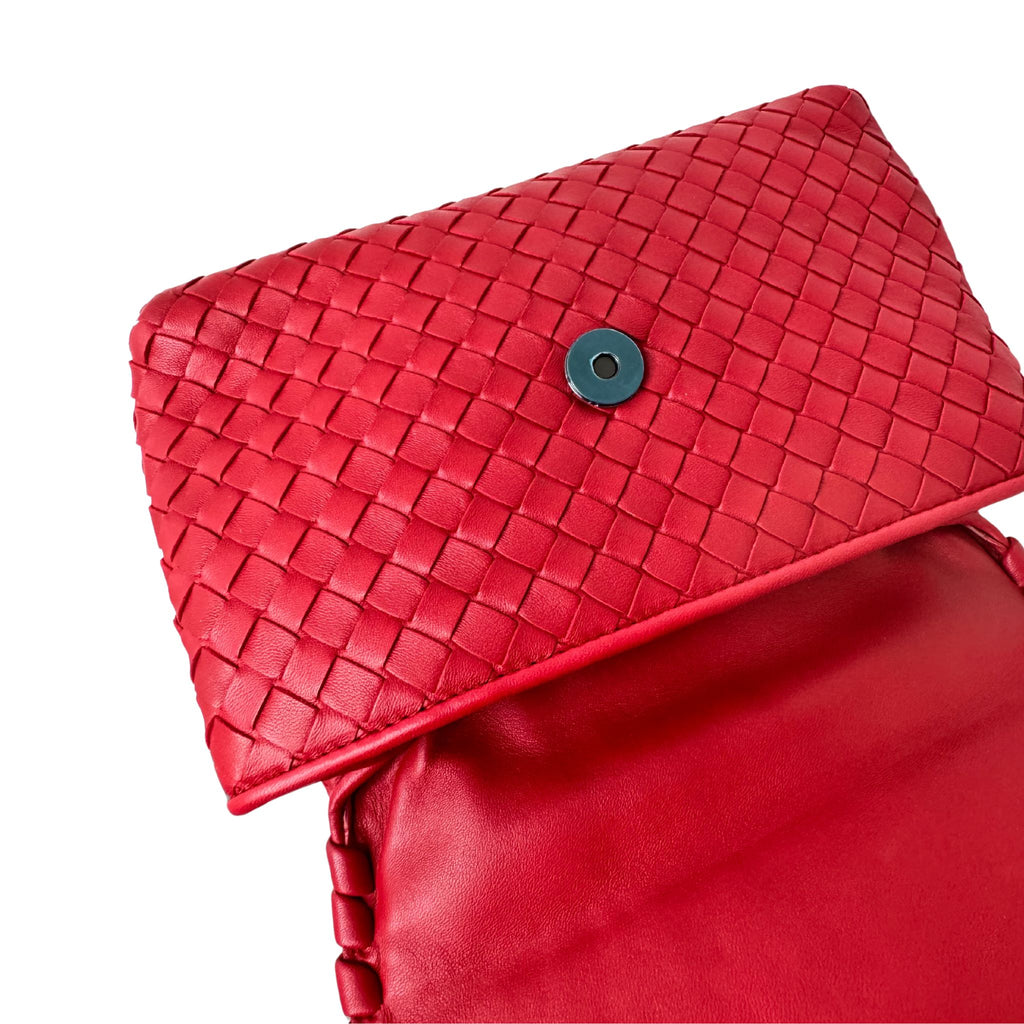 Bottega Veneta Olimpia Crossbody Bag Intrecciato Nappa Baby