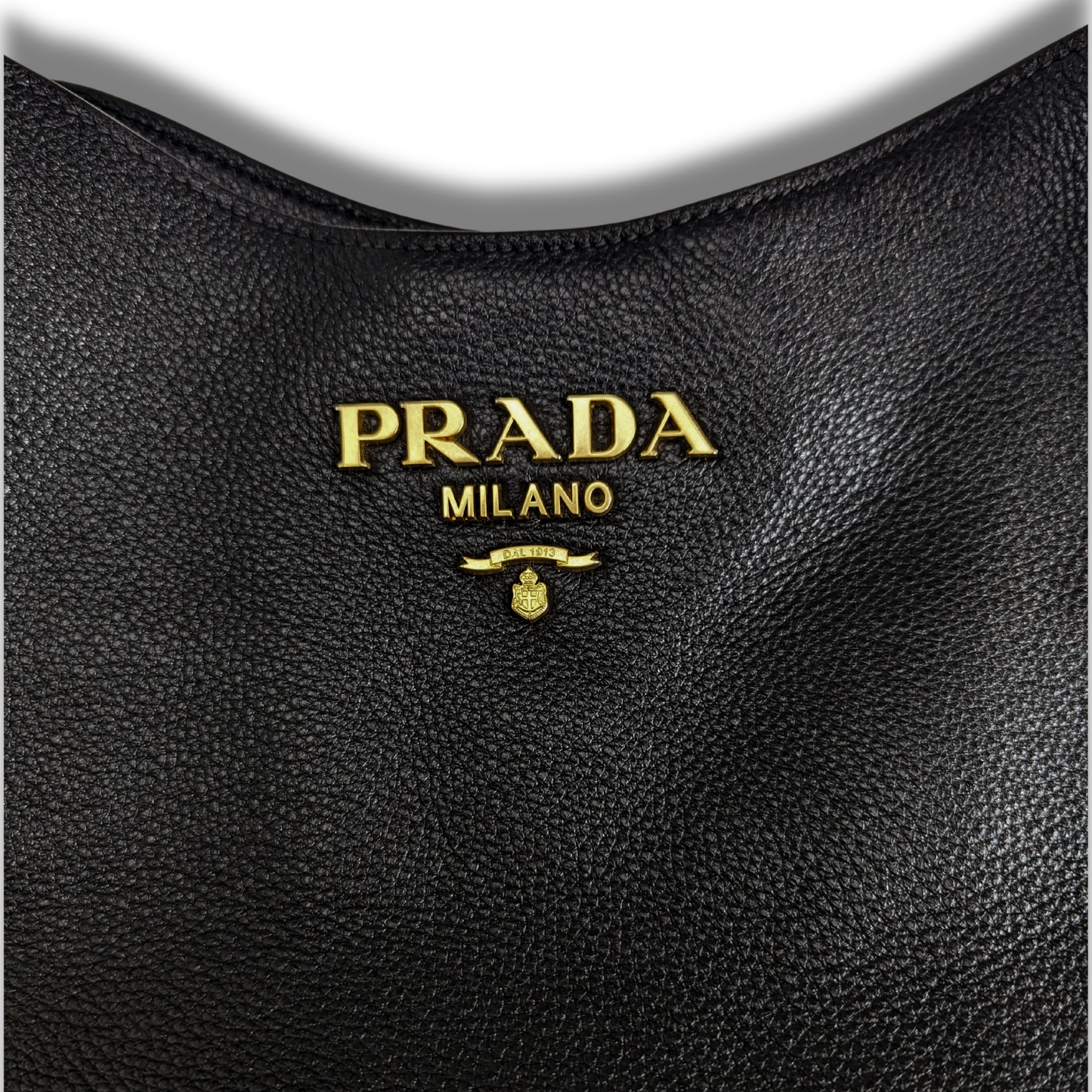 Prada Dual Strap Hobo Vitello Daino