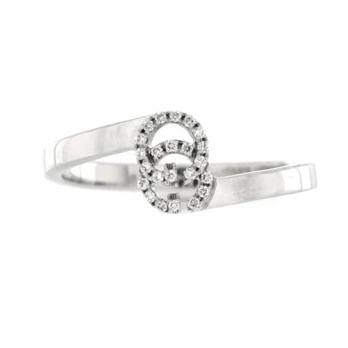 Gucci GG Running Ring 18K White Gold with Diamonds 7mm Get 15% off with code HEADSTART at checkout.