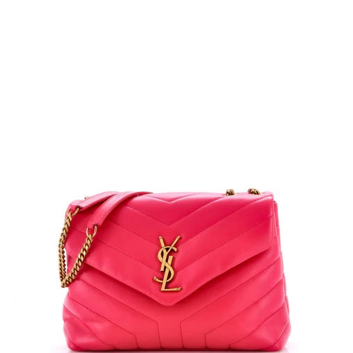 Saint LaurentLoulou Shoulder Bag Matelasse Chevron Leather Small