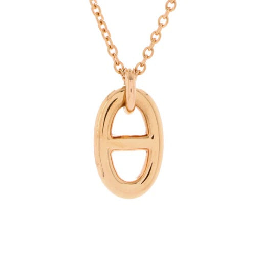 Hermes Farandole Pendant Necklace 18K Rose Gold Small