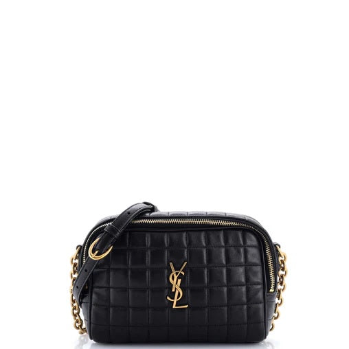 Saint Laurent Cassandre Chain Camera Bag Quilted Leather Mini