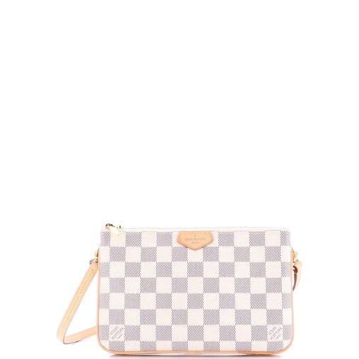 Louis Vuitton Double Zip Pochette Damier