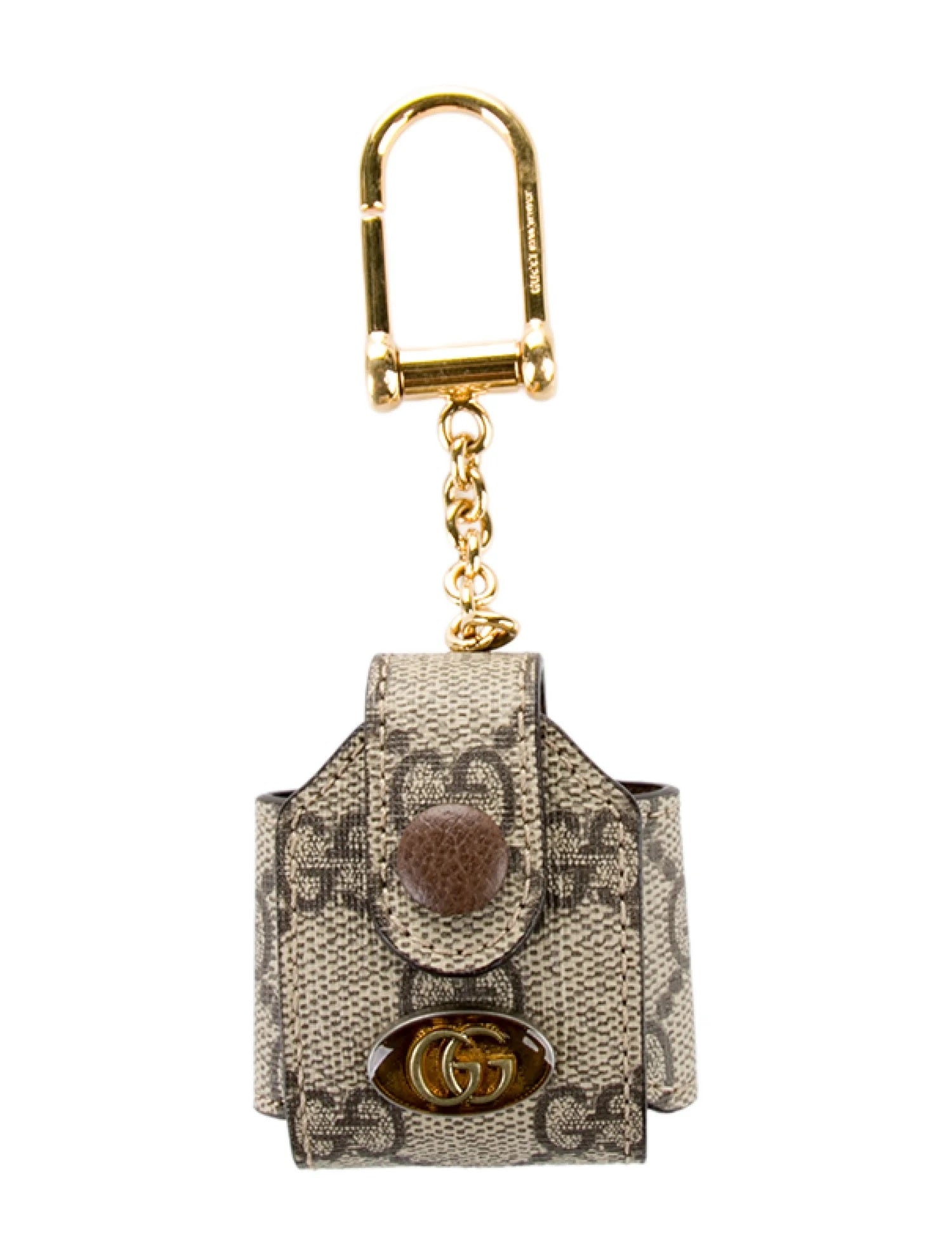 Gucci Leather Earbud Case