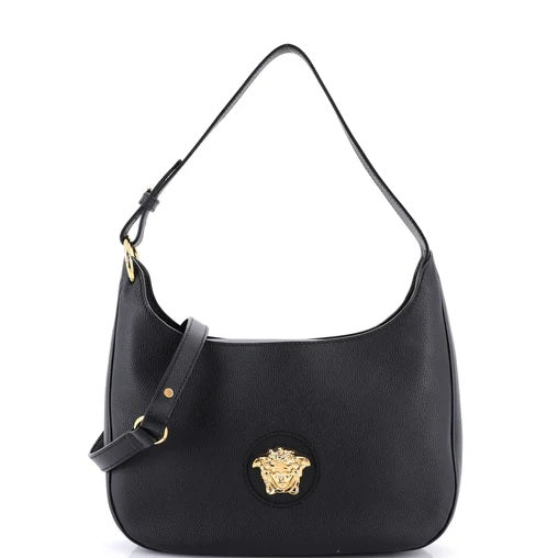 Versace La Medusa Hobo Leather Medium