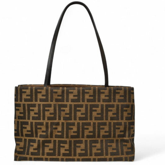 Fendi Vintage Open Tote Zucca Canvas Medium
