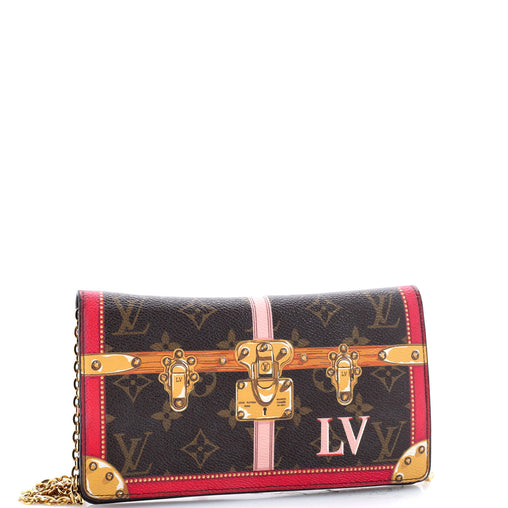 Louis Vuitton Weekend Pochette Limited Edition Summer Trunks Monogram Canvas