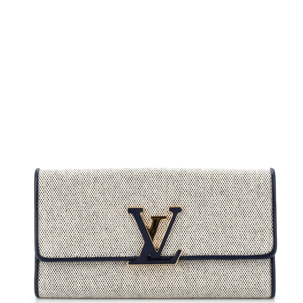Louis Vuitton Capucines Wallet Canvas with Leather