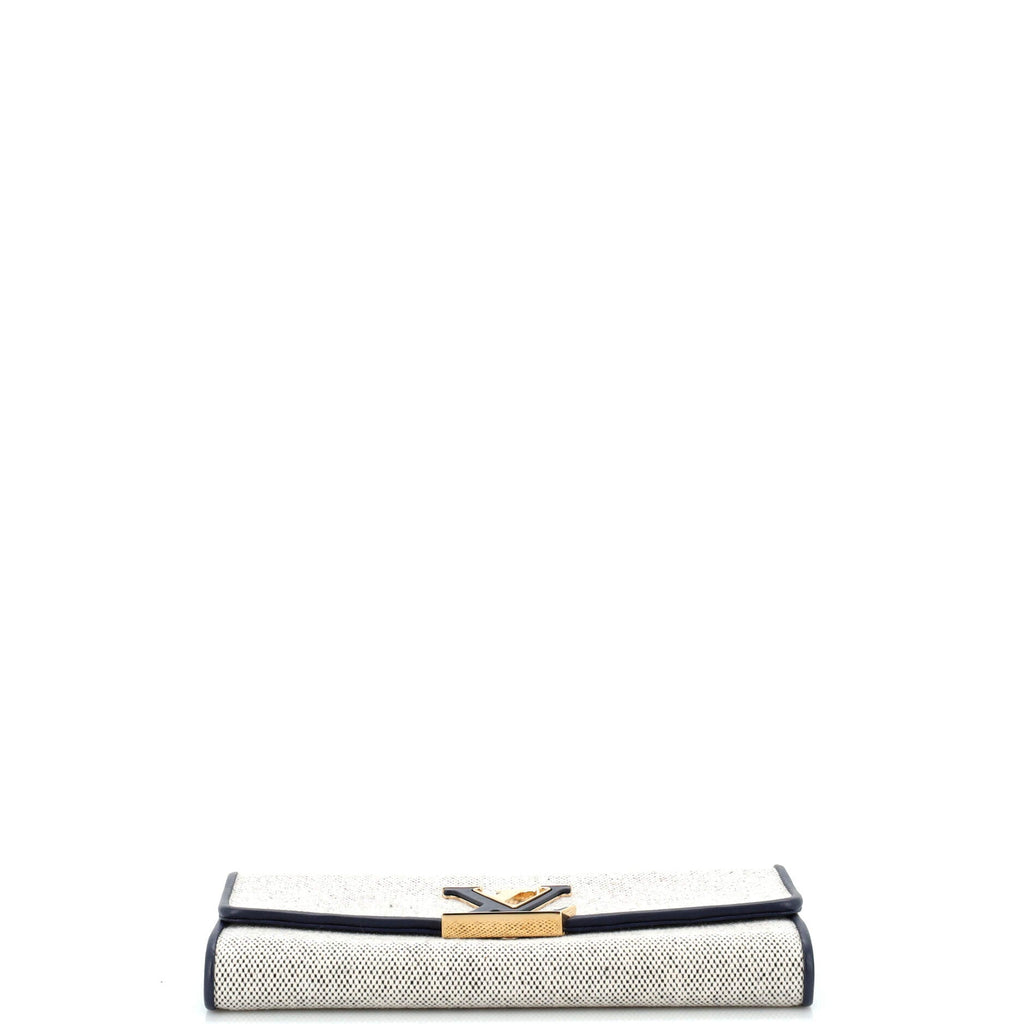 Louis Vuitton Capucines Wallet Canvas with Leather