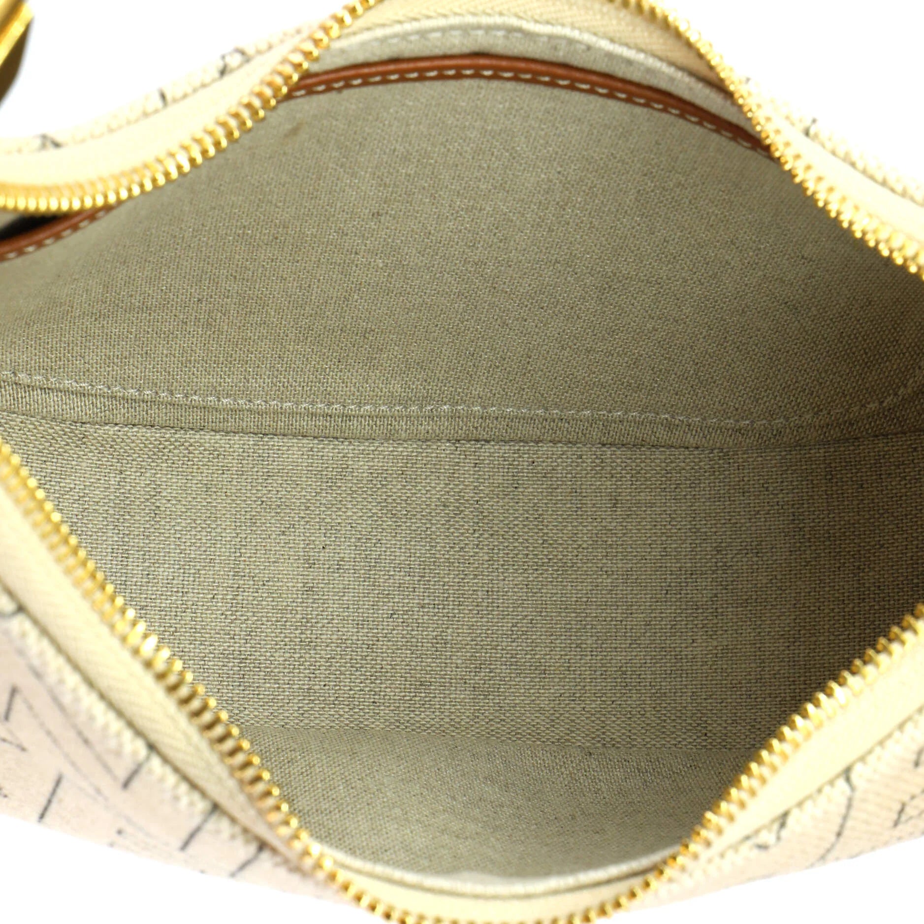 Celine Ava Bag Logo All Over Textile Medium