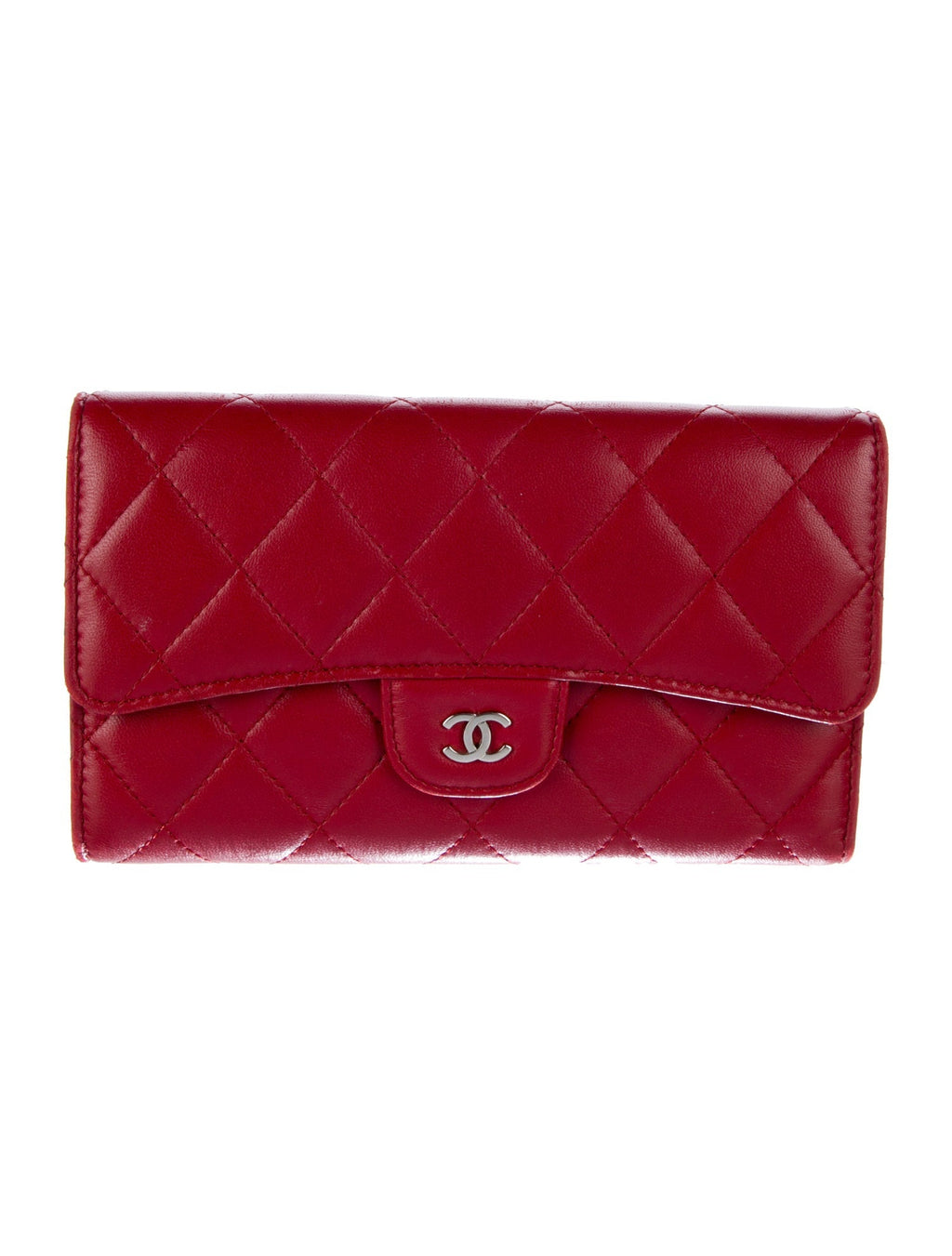 Chanel 2011 Interlocking CC Logo Trifold Wallet