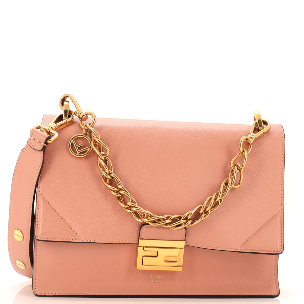 Fendi Kan U Shoulder Bag Leather Medium