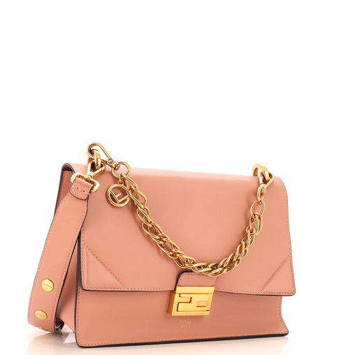Fendi Kan U Shoulder Bag Leather Medium