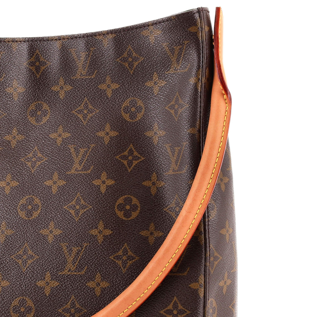"Louis Vuitton Looping Handbag Monogram Canvas GM"