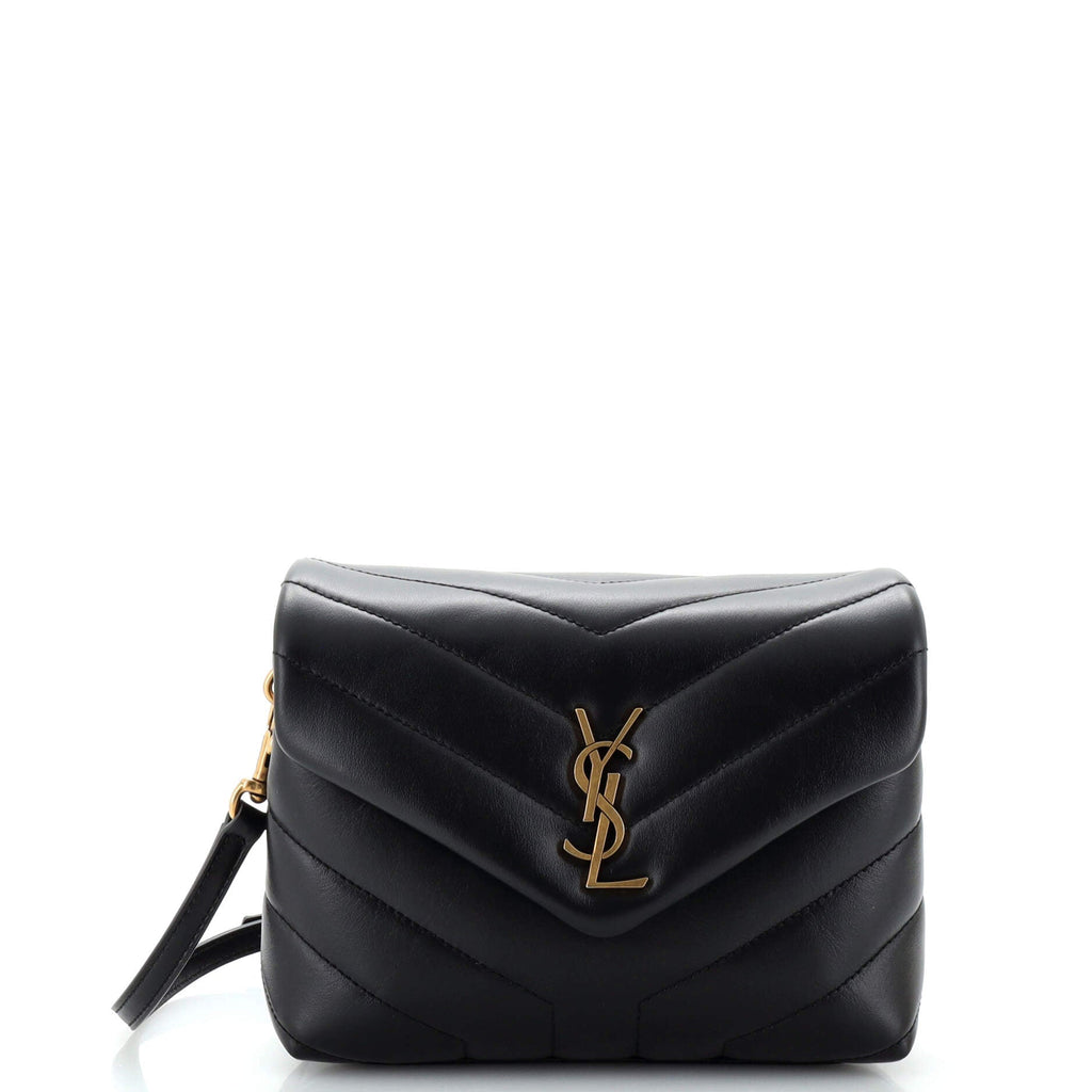 Saint Laurent Loulou Shoulder Bag Matelasse Chevron Leather Toy