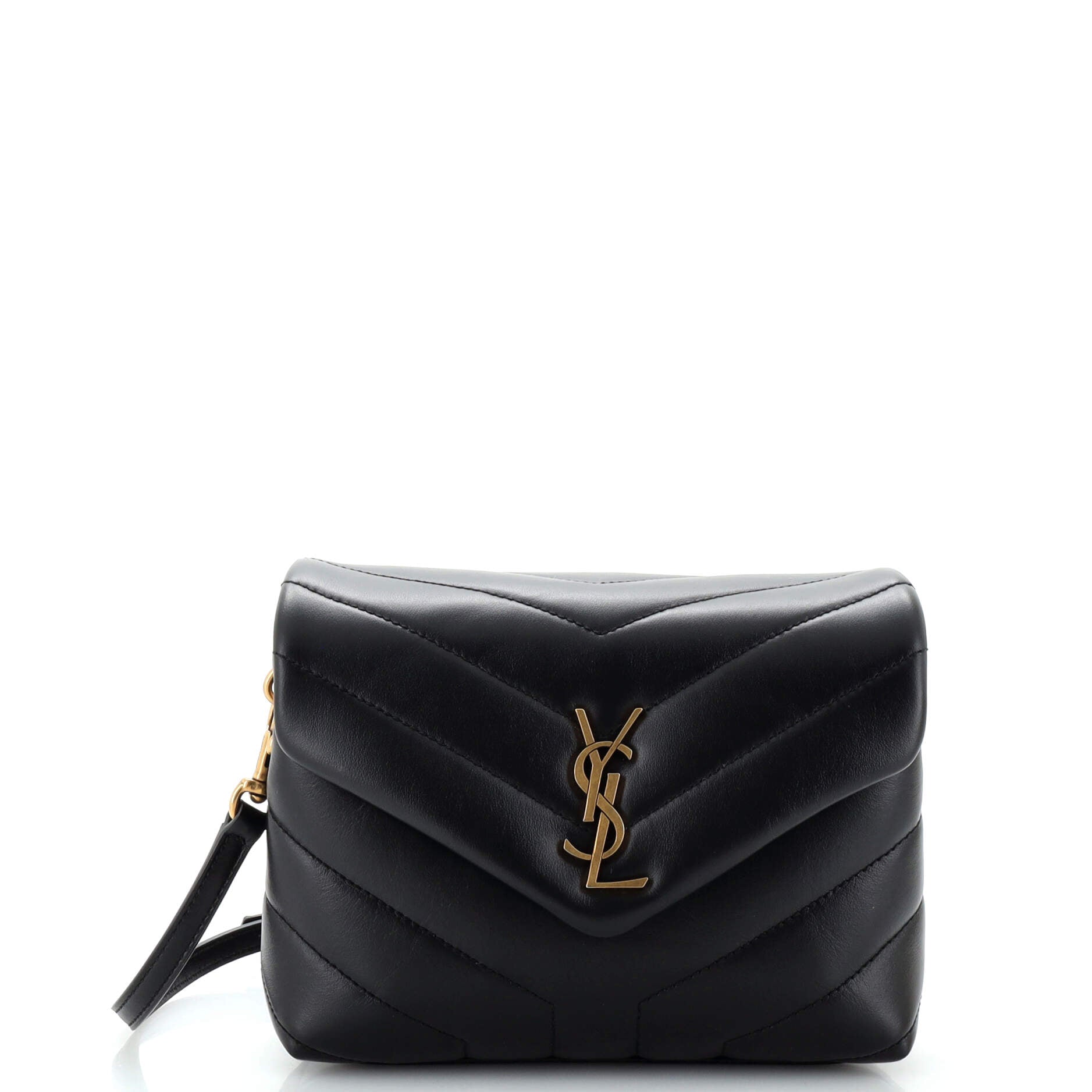 Saint Laurent Loulou Shoulder Bag Matelasse Chevron Leather Toy