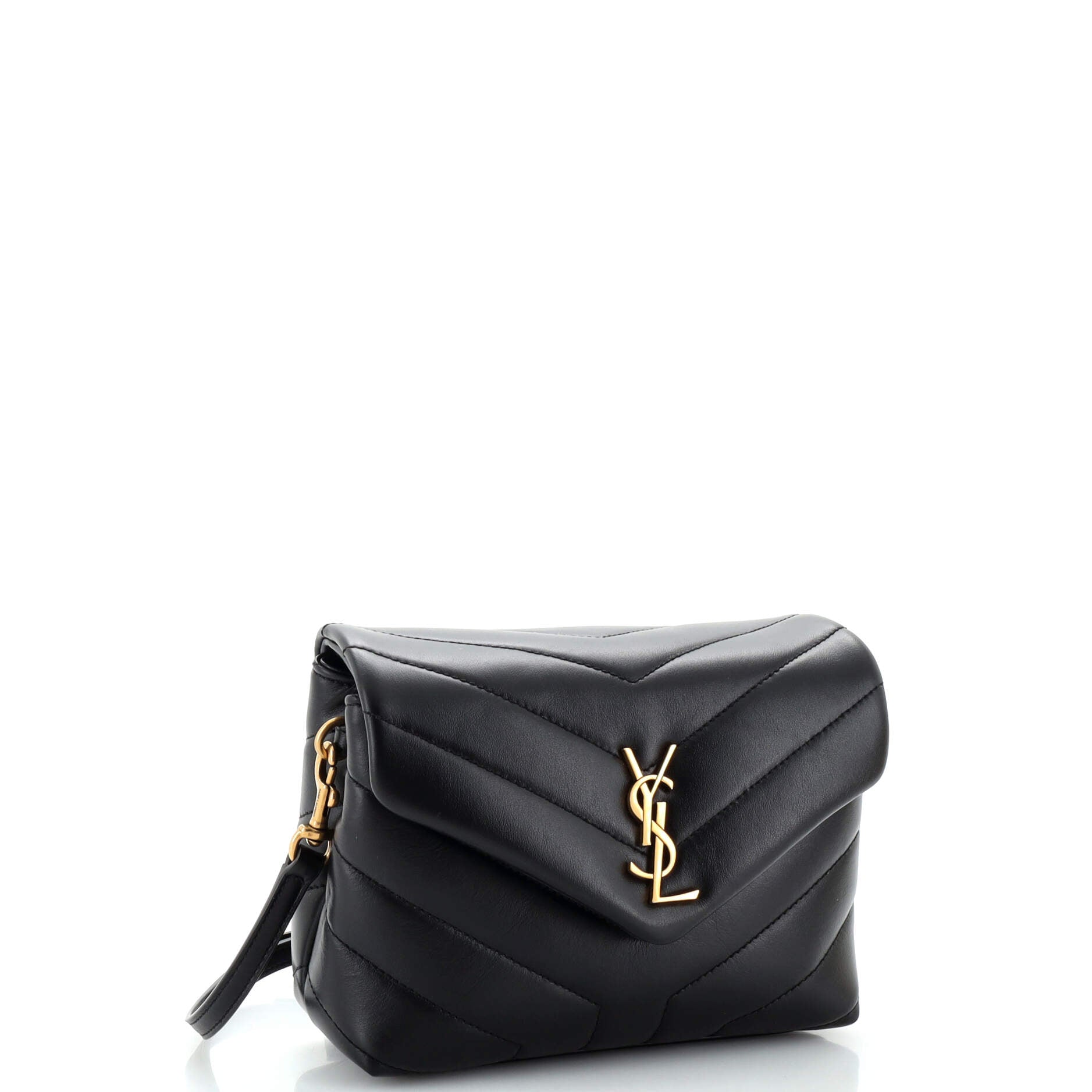Saint Laurent Loulou Shoulder Bag Matelasse Chevron Leather Toy