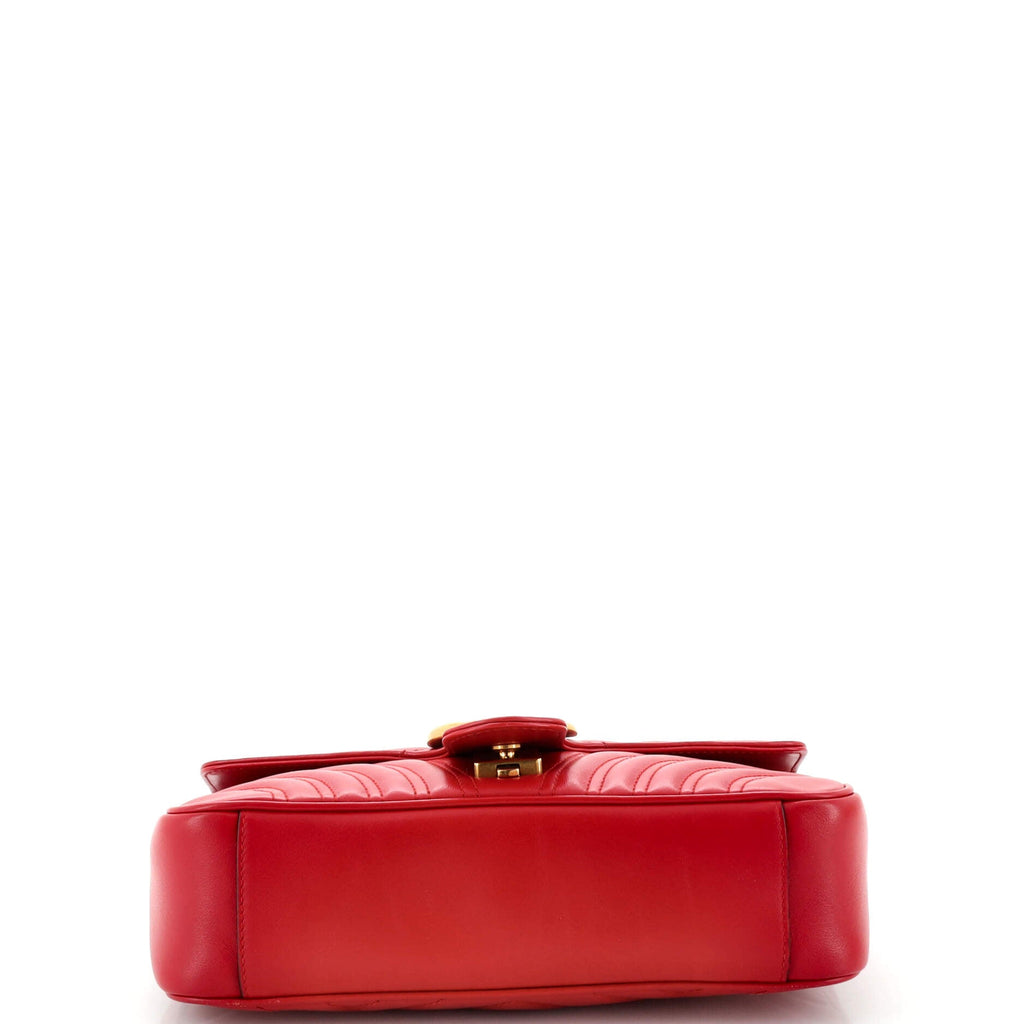 Gucci GG Marmont Flap Bag Matelasse Leather Small