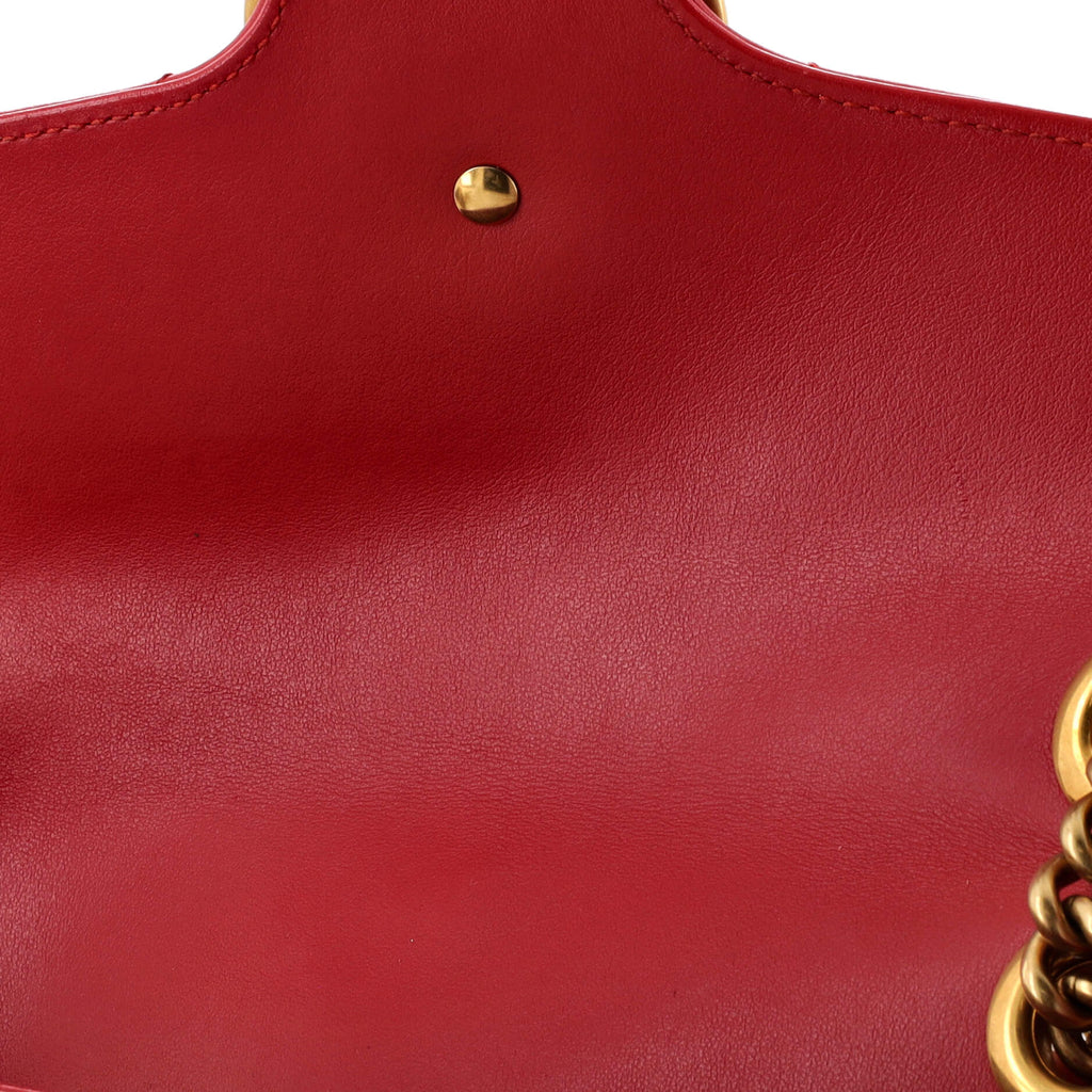 Gucci GG Marmont Flap Bag Matelasse Leather Small