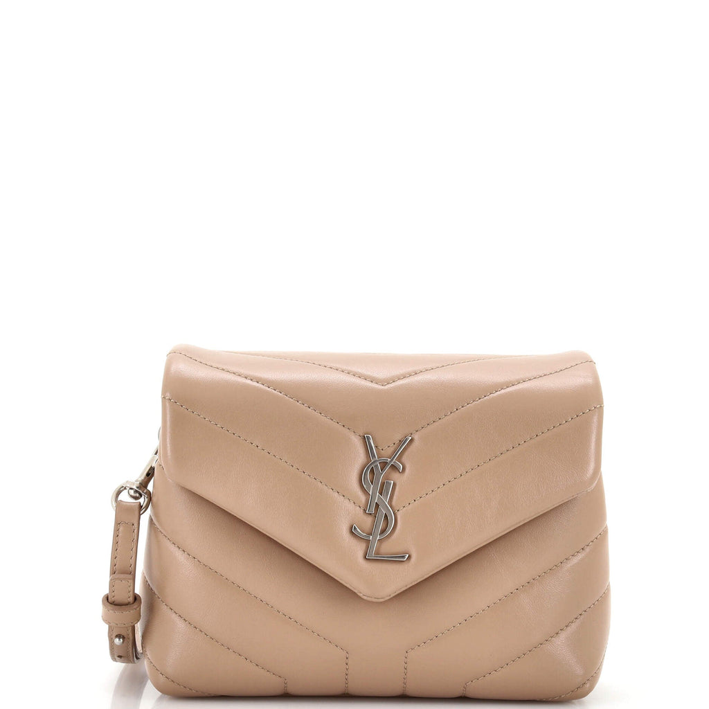 Saint Laurent Loulou Shoulder Bag Matelasse Chevron Leather Toy