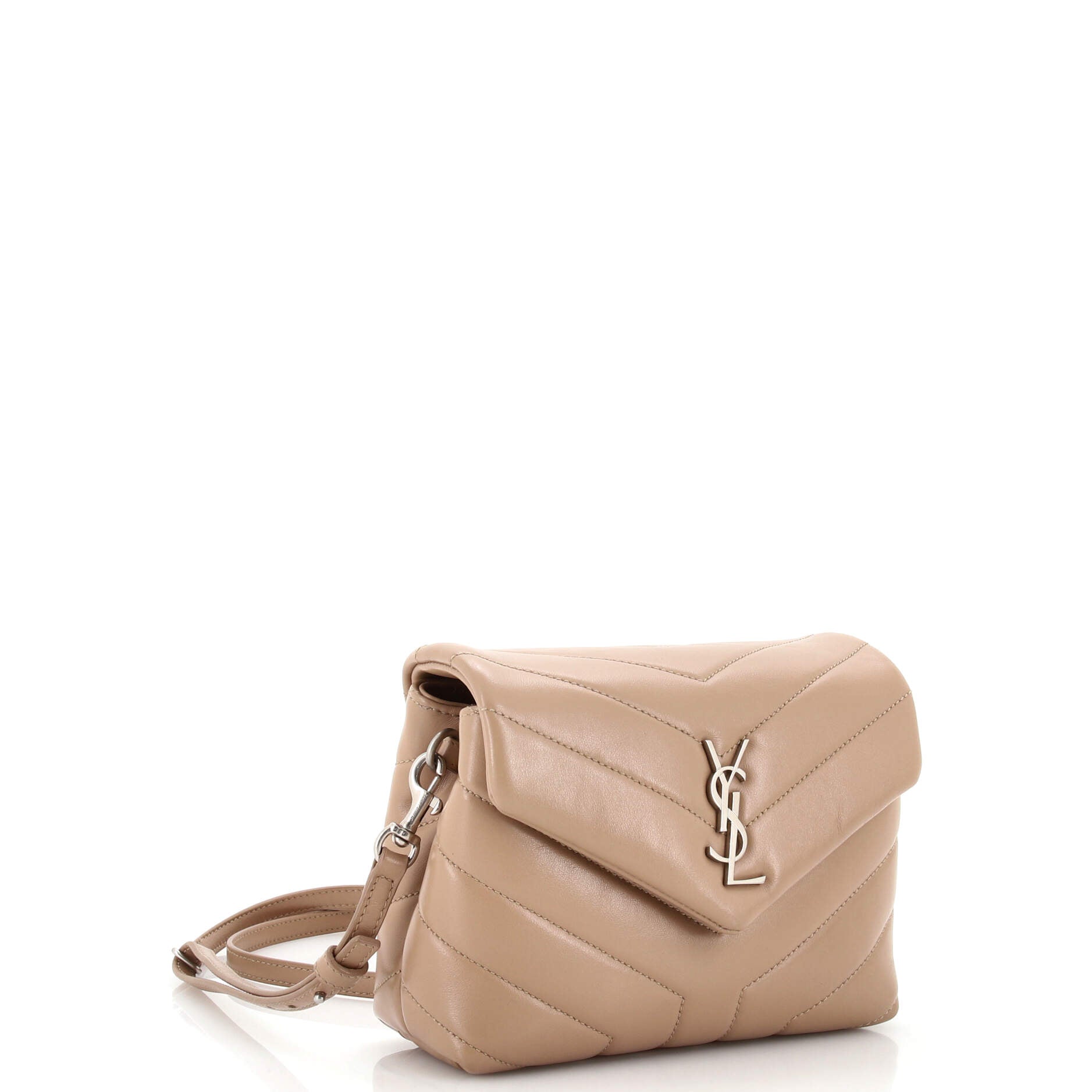 Saint Laurent Loulou Shoulder Bag Matelasse Chevron Leather Toy