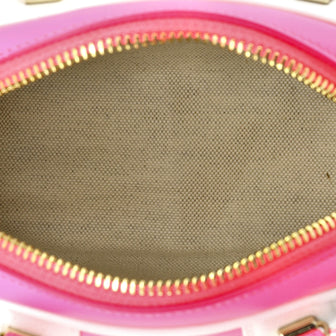 Christian Dior Vibe Zip Bowling Bag Leather Micro